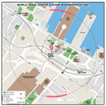 MBTA World Trade Center Neighborhood Map